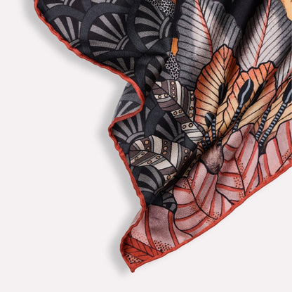 Protea Plains Silk Scarf Dusk 90