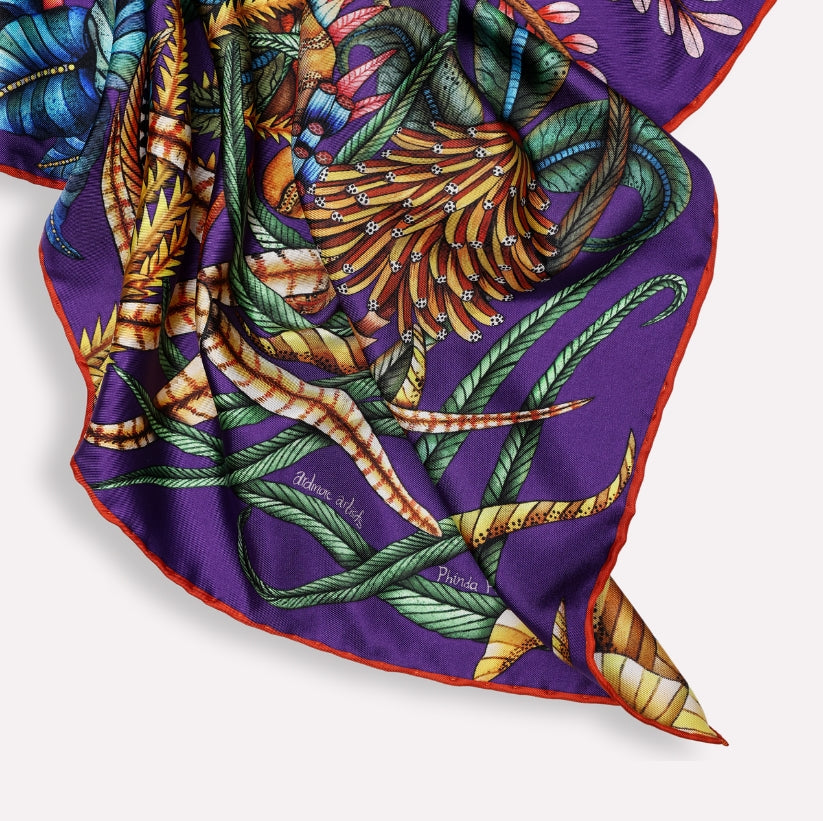 Phinda Pride Silk Scarf Paradise 135