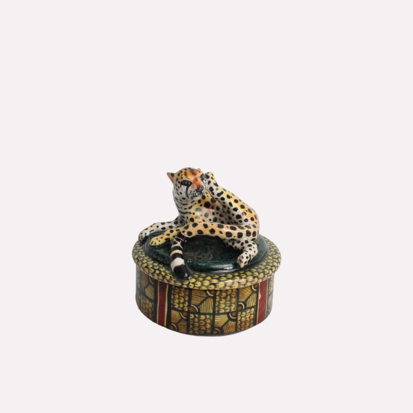 Cheetah Trinket Box