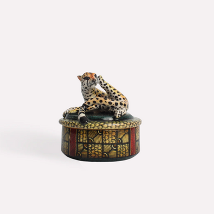 Cheetah Trinket Box