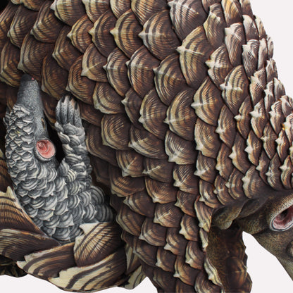 Pangolin with Pango-pup Sculpture