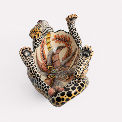 Leopard Sculptural Bowl