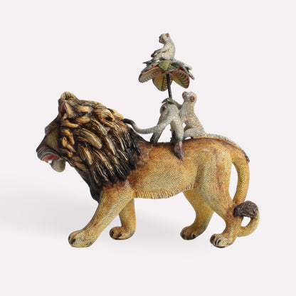 Lion and Monkey Rider