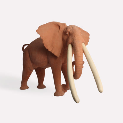 Terracotta Elephant Sculpture