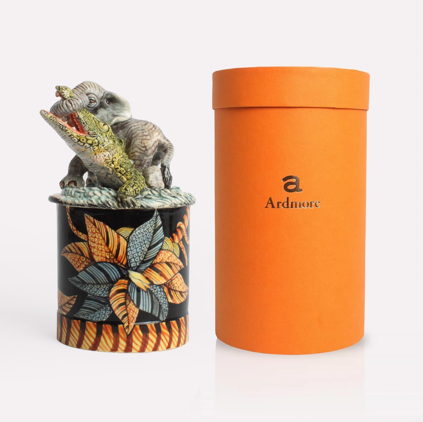 Elephant and Crocodile Spirit Candle