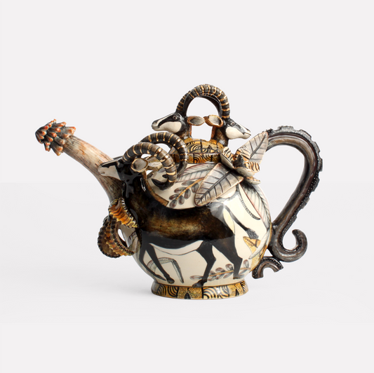 GOLD LUSTRED SABLE Teapot
