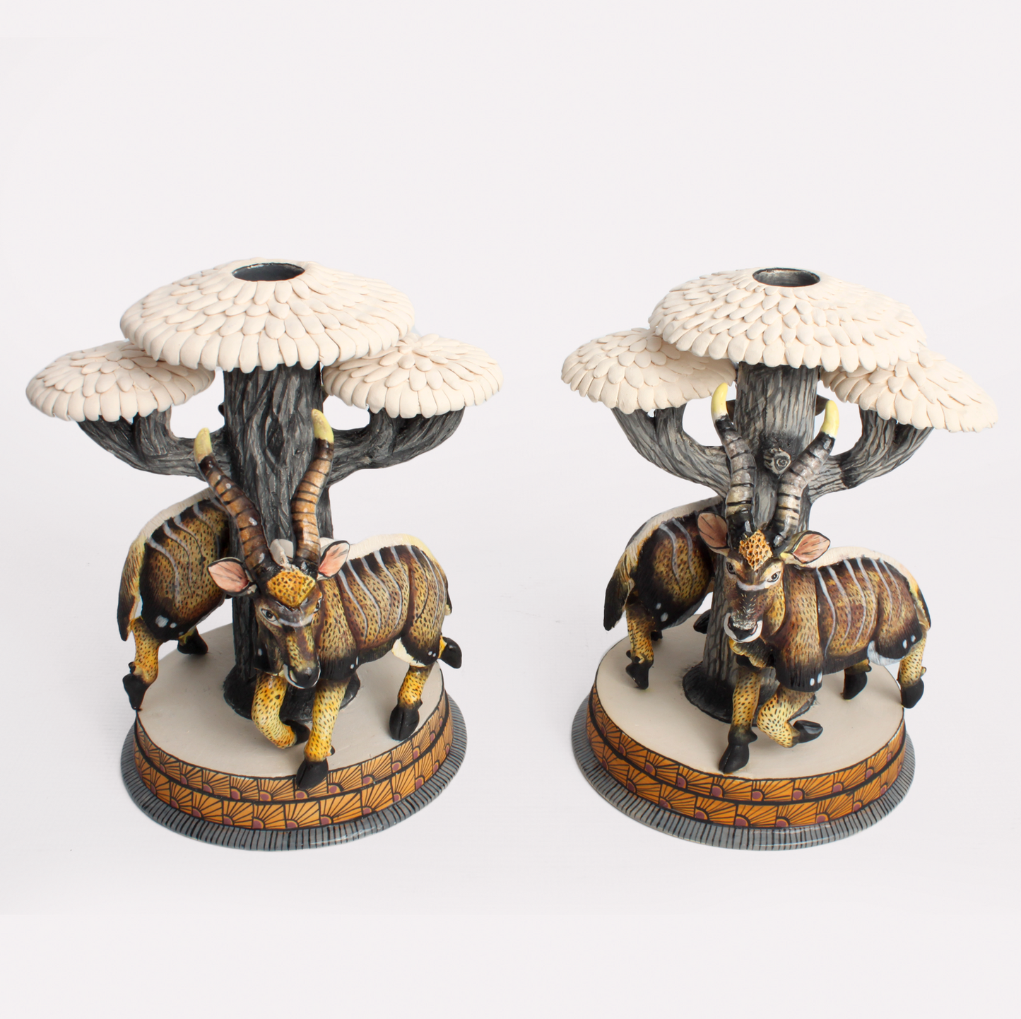 Kudu Candle Holders