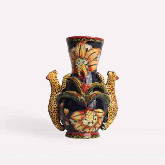 Leopard Small Vase