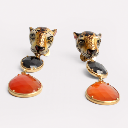 Leopard Earrings