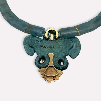 Elephant Duet Necklace