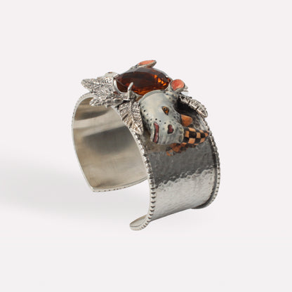 Rhino Warrior Brandy Citrine Cuff