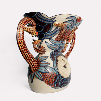 Giraffe and Pangolin Vessel