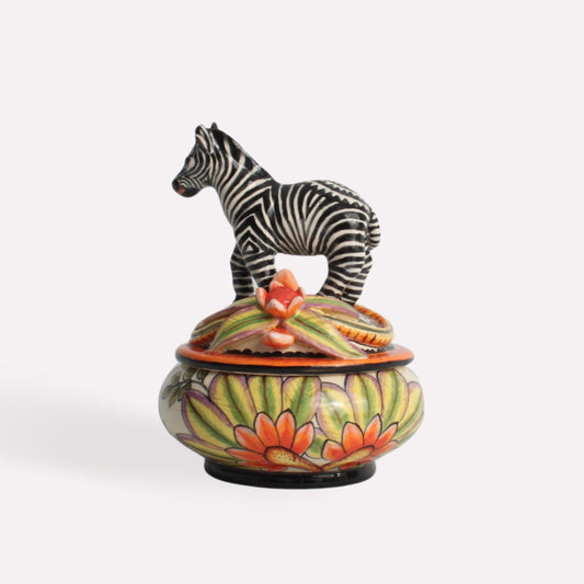 Zebra Trinket Box