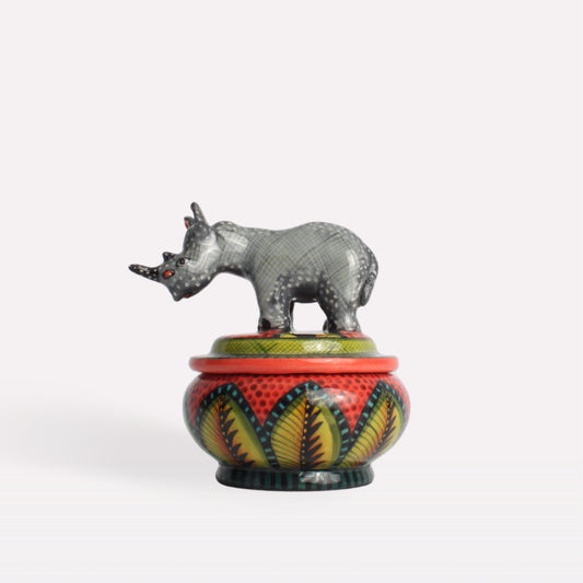 Rhino Trinket Box