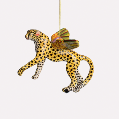 Cheetah Angel Hanger