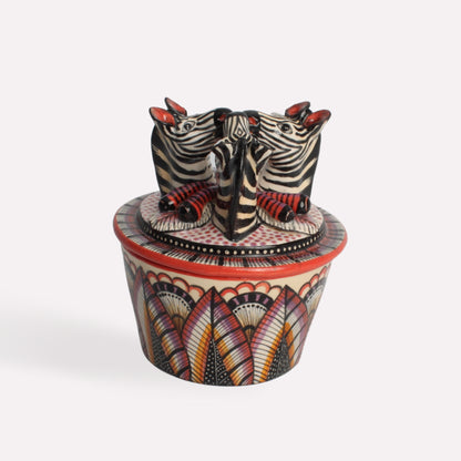 Zebra Trinket Box