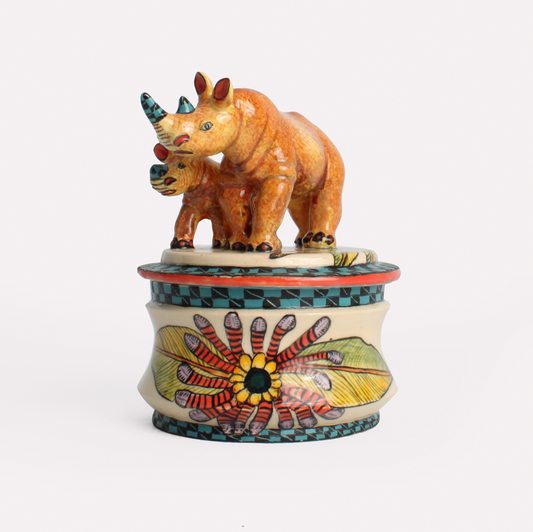 Rhino Trinket Box