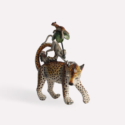 Leopard and Monkey Rider