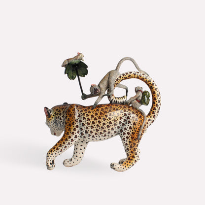 Leopard and Monkey Rider