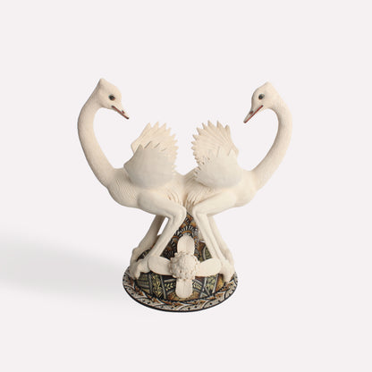 Ostrich Egg Holder Sculpture