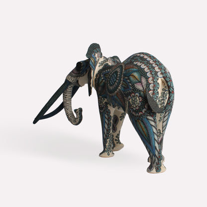 Tanzanite Tusker Sculpture