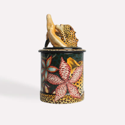 Leopard and Buck Spirit Candle