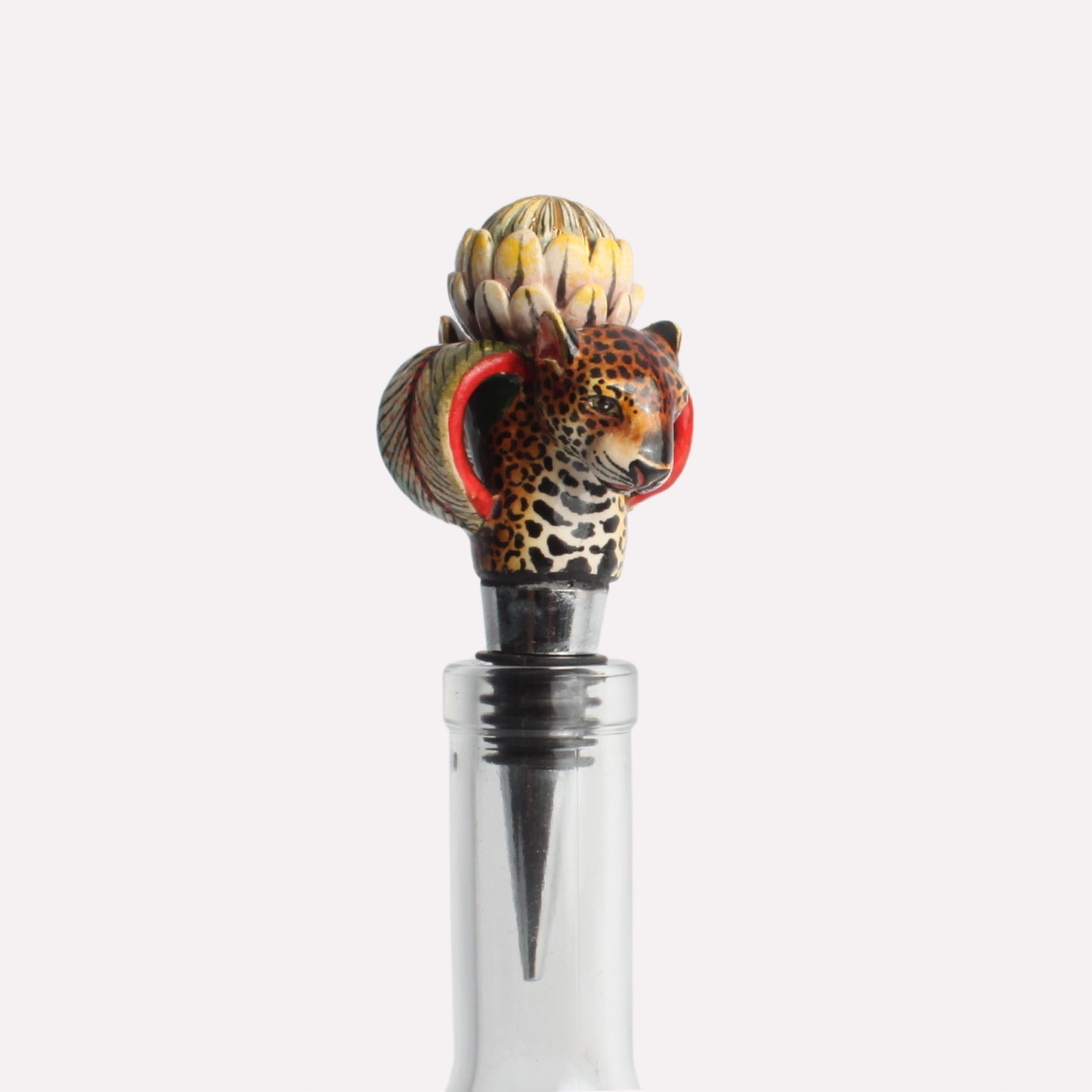 Leopard Ceramic Stopper