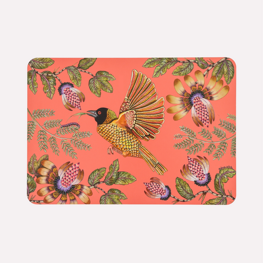 Weaver Garden Coral Pair (Hard Board Placemats)