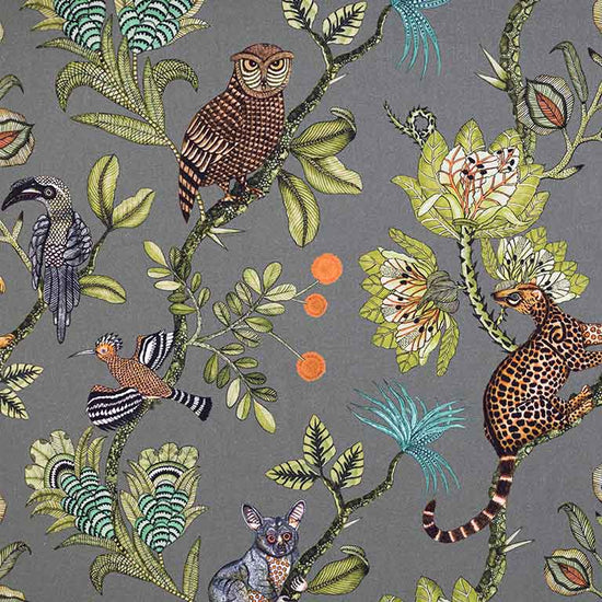 Ardmore Delta Linen Fabric - Exquisite Camp Critters Design – Ardmore 