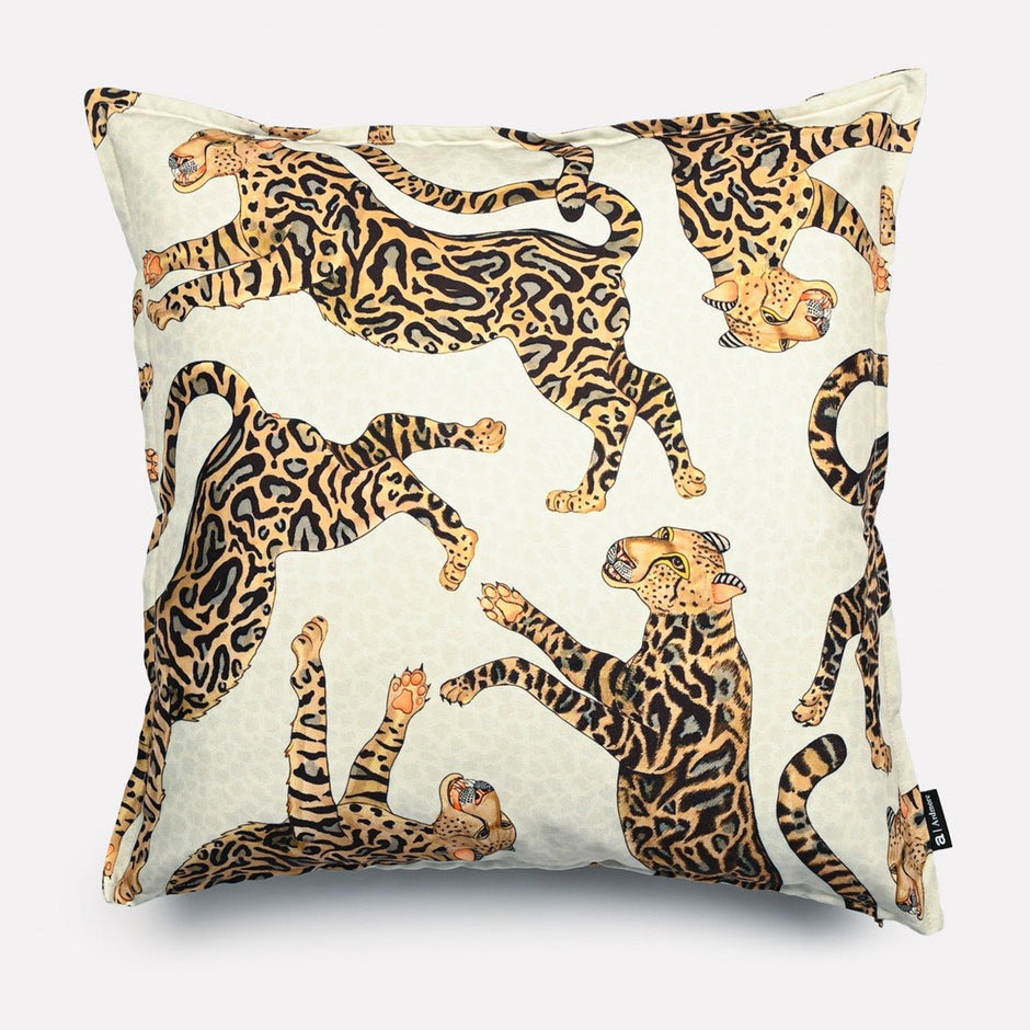 Ardmore Cheetah Kings Stone Velvet Fabric - Refined Decor – Ardmore Design