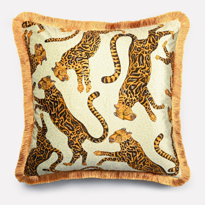 Ardmore Cheetah Kings Stone Velvet Fabric - Refined Decor – Ardmore Design